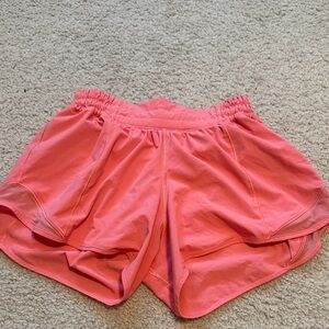 Lululemon Athletica Coral Athletic Shorts